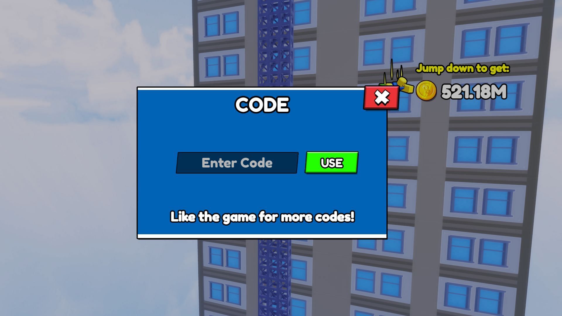 You can redeem codes to get rewards (Image via Roblox)